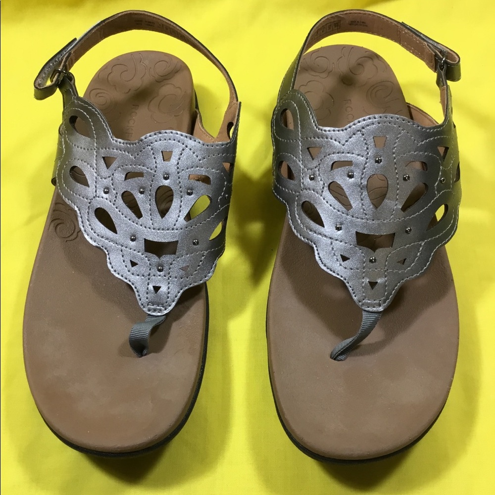 Rockport Women’s Ridge Slingback in Silver SZ 9